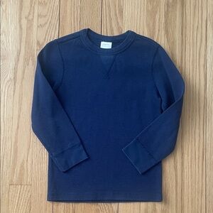 Hanna Andersson Deep Blue Long Sleeve Tee